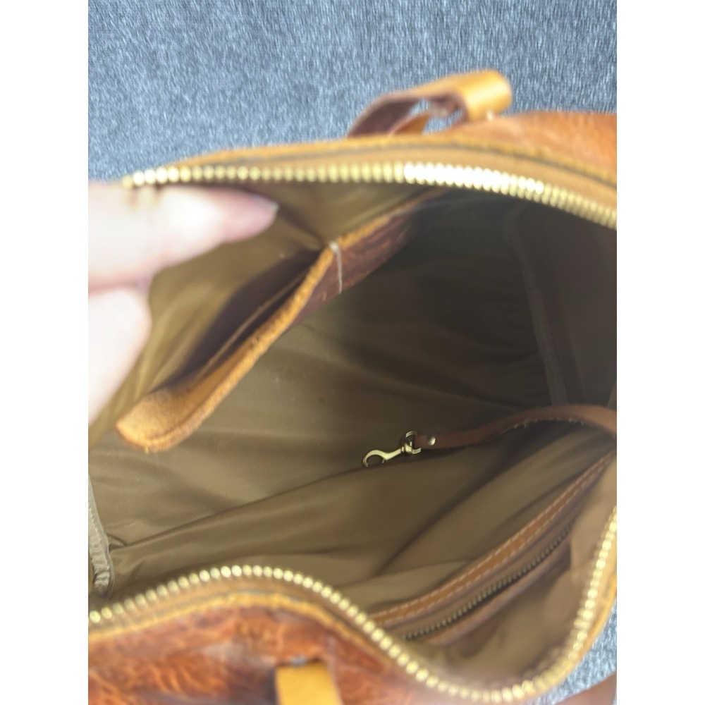 Vintage Overland Sedona Horween Leather Top Handle Handbag - Picture 7 of 10